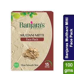 Banjaras Multhani Mitti Fullers Earth Face Pack 100g