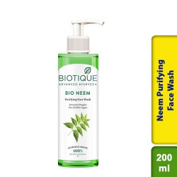 Biotique Bio Neem Purifying Face Wash for All Skin Types 200ml