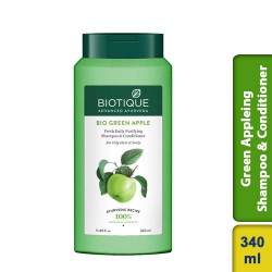 Biotique Green Apple Fresh Daily Purifying Shampoo and Conditioner 340ml