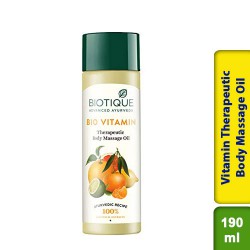 Biotique Vitamin Therapeutic Body Massage Oil 190ml