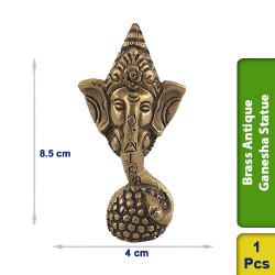 Brass Antique Ganesha Statue figurine Hindu BS127