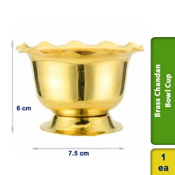 Brass Chandan Pooja Bowl Special Cup