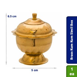 Brass Kum Kum Simil Box