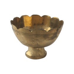 Brass Sandal Powder Kum kum Bowl Small