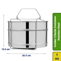 Cooker 2 Racks Container Set Stainless Steel Prestige 7.5 Ltr