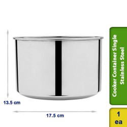 Cooker Container Single Stainless Steel 5 Ltr