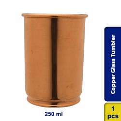 Copper Glass Tumbler Cup Drinkware 250ml