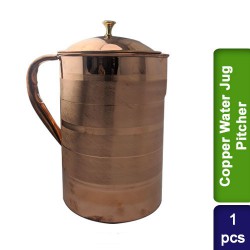 Copper Water Jug Pitcher 2300ml Design #1