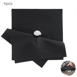 Gas Stove Burner Cover Protector Black