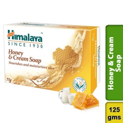 Himalaya Honey & Cream Soap Nourishes and Moisturizes Skin 125g