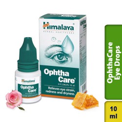 Himalaya OphthaCare Eye Drops Relieves Eye Strain Redness & Dryness 10ml