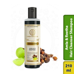 Khadi Natural Herbal Amla & Reetha Hair Cleanser Shampoo 210ml