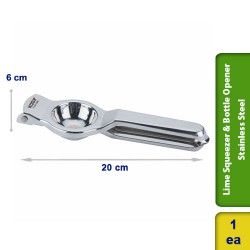 Lime Squeezer & Bottle Opener Stainless Steel
