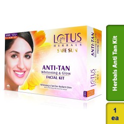 Lotus Herbals Anti Tan Whitening & Glow Facial Kit