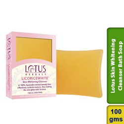 Lotus Herbals Licoricewhite Skin Whitening Cleanser Bath Soap 100g