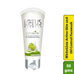 Lotus WHITEGLOW Skin Brightening & Oil Control Facewash 50g