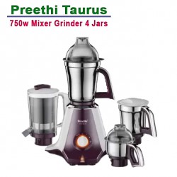 Preethi Taurus 750w Mixer Grinder with 4 Jars
