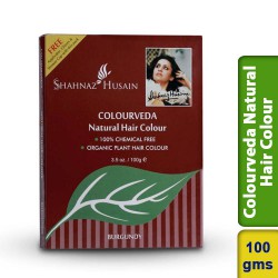 Shahnaz Husain Burgundy Colourveda Natural Hair Colour 100g