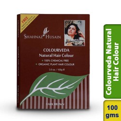 Shahnaz Husain Dark Brown Colourveda Natural Hair Colour 100g