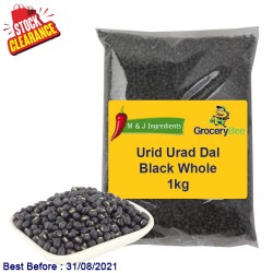 Urid Urad Dal Black Whole 1kg M&J Clearance Sale