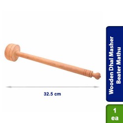 Wooden Dhal Masher Beater Mathu Big