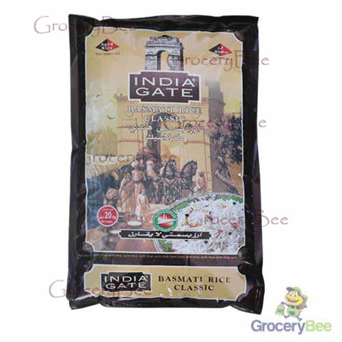 Buy India Gate Classic Basmati Rice 20kg online Sydney Australia